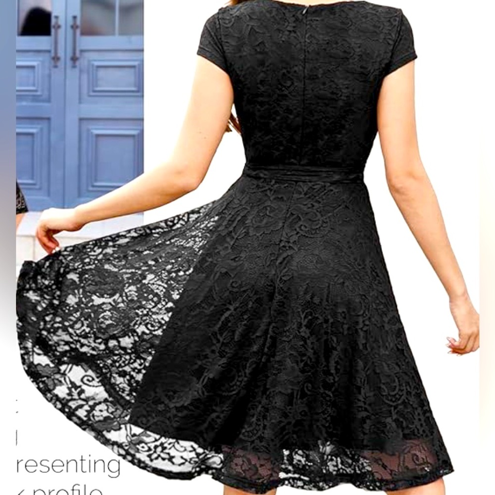 Point Zero lace black dress